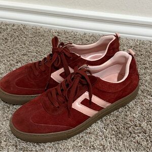 Stylish Red and Pink Women's Sneakers